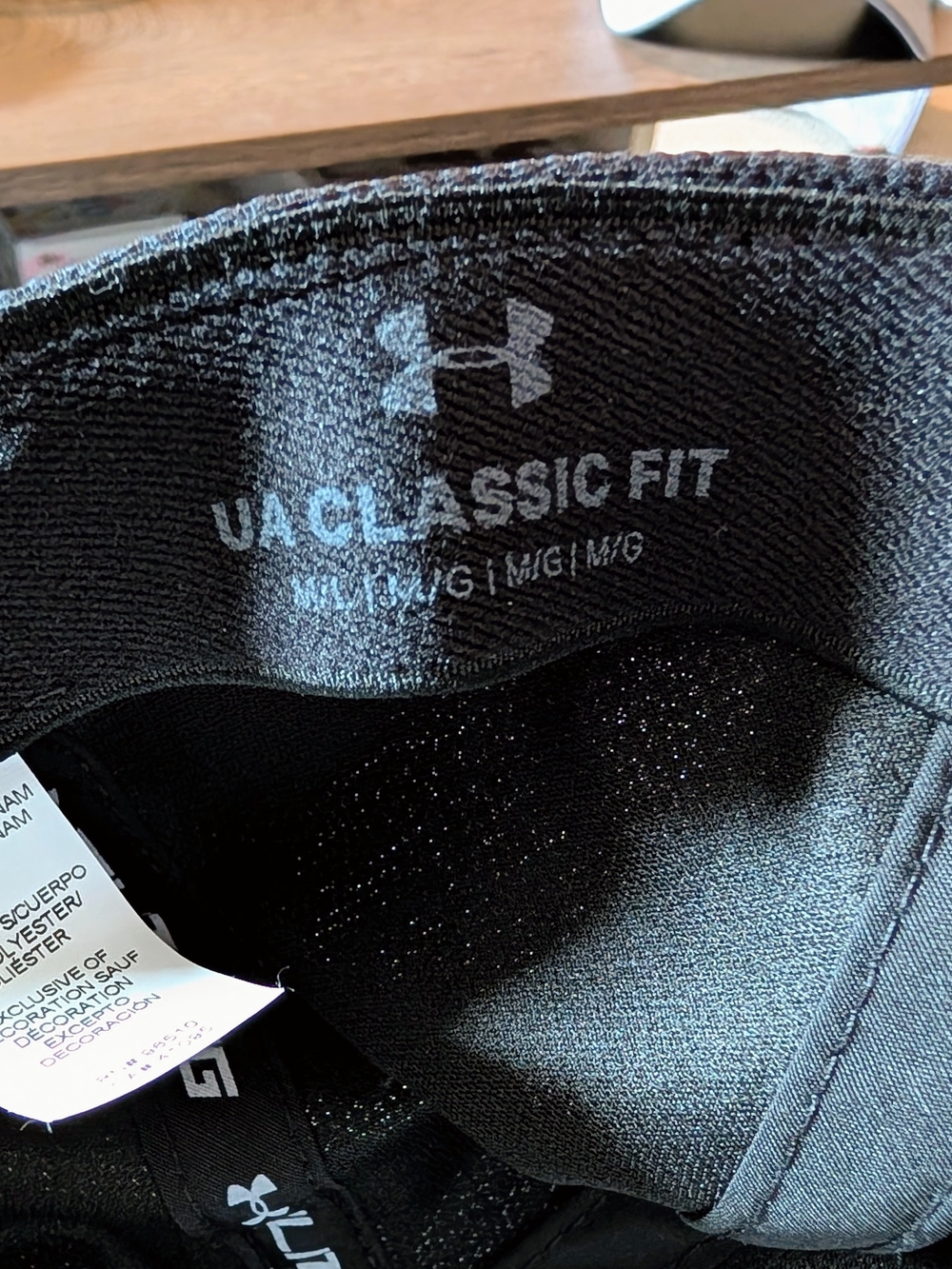 Under Armour Men’s Classic Fit Baseball Cap - Bundle Of 2 Black & Light Gray. - Picture 3 of 9